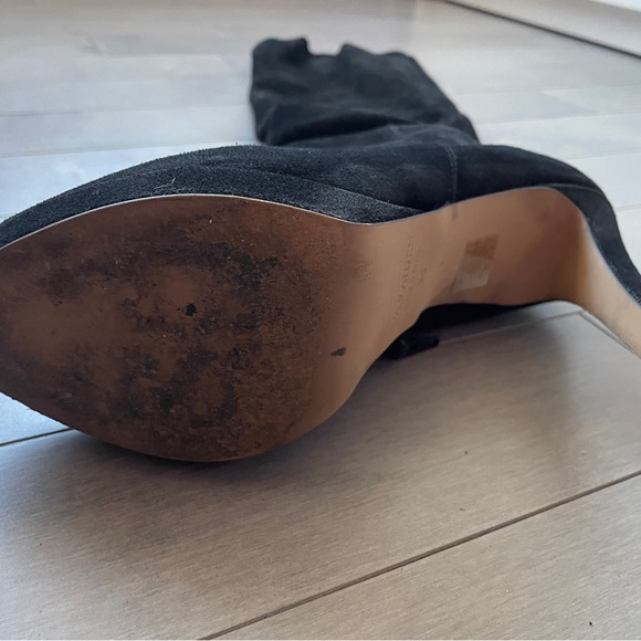 Black Suede high boots - Picture 3 of 9